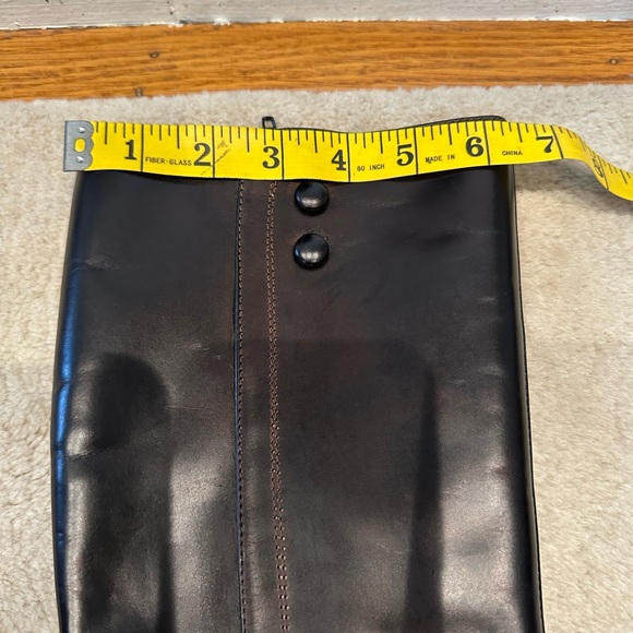 Fluevog EXCELLENT Wearever Hvala tall black boot w/ buttons - size 7.5 - Picture 13 of 16